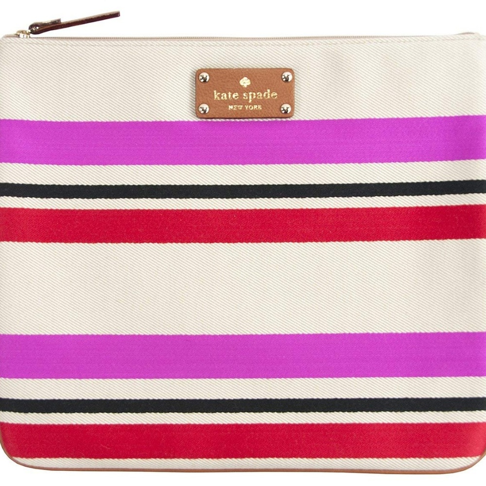 Kate Spade Oak Island Stripe Adrienne Pouch